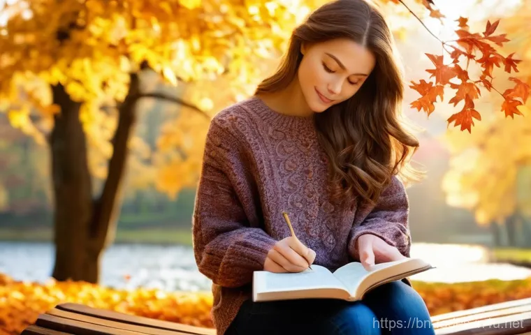 패션디자인과 패션아이템 기획 - A young woman, approximately 20 years old, with long, wavy brown hair, dressed in a comfortable, sty...