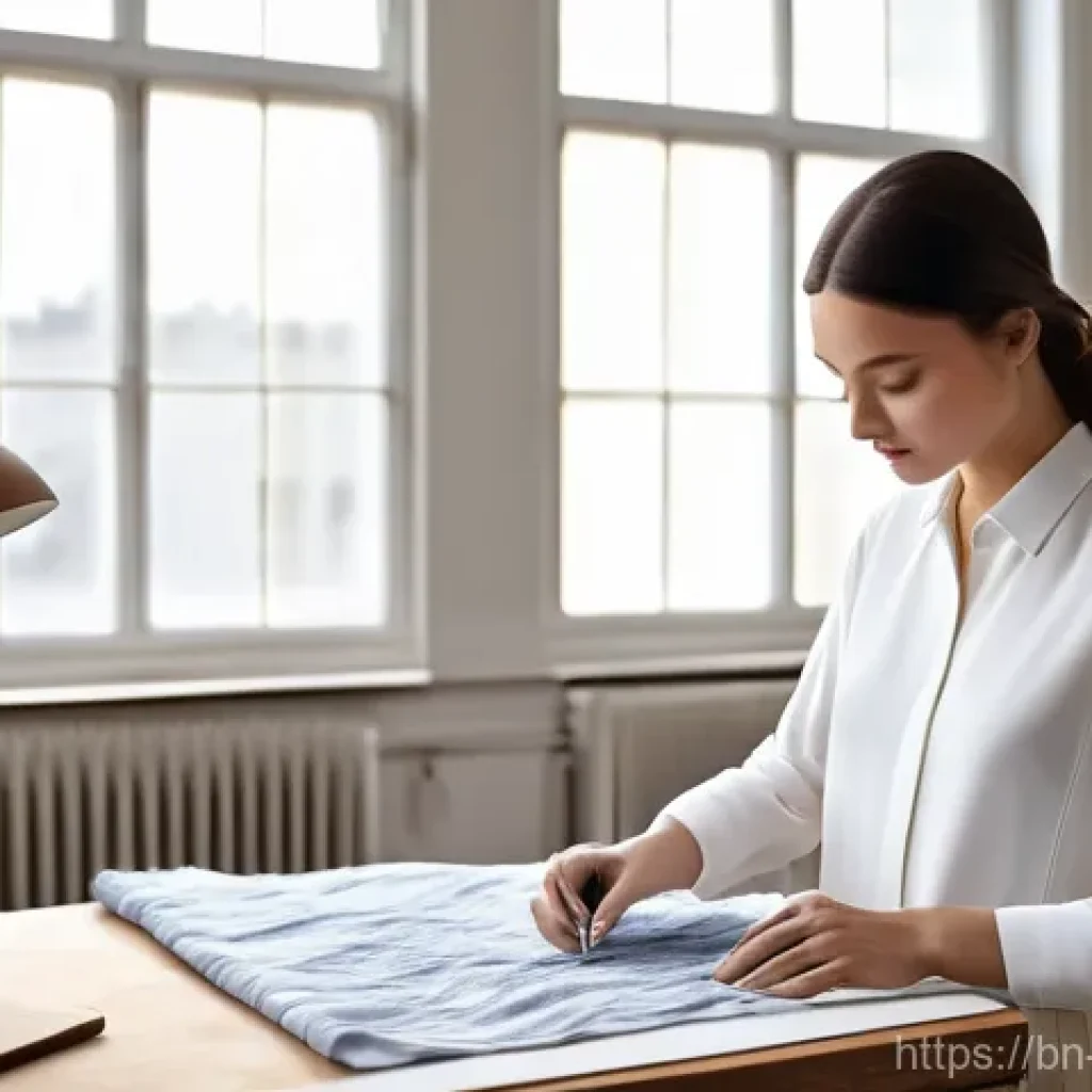 패션디자인과 패션드레이핑 - **Prompt 1: "The Creative Designer's Studio - Fabric Draping"**
    A young, focused fashion designe...